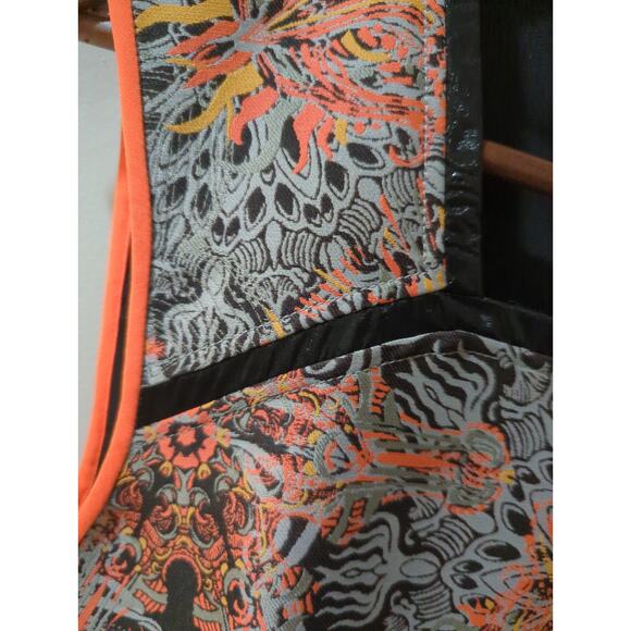 Helmut Lang Asymmetrical Medallion Runway Dress - Picture 6 of 9